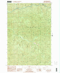 Cook Creek Oregon Historical topographic map, 1:24000 scale, 7.5 X 7.5 Minute, Year 1984