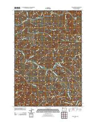 Cook Creek Oregon Historical topographic map, 1:24000 scale, 7.5 X 7.5 Minute, Year 2011