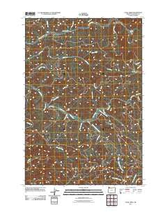 Cook Creek Oregon Historical topographic map, 1:24000 scale, 7.5 X 7.5 Minute, Year 2011