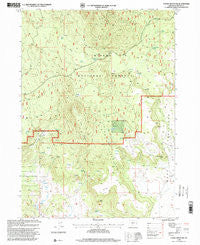 Cooks Mountain Oregon Historical topographic map, 1:24000 scale, 7.5 X 7.5 Minute, Year 1998