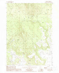 Cooks Mtn Oregon Historical topographic map, 1:24000 scale, 7.5 X 7.5 Minute, Year 1988