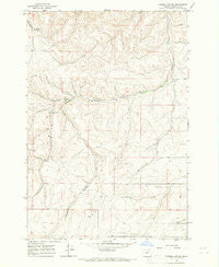 Coombs Canyon Oregon Historical topographic map, 1:24000 scale, 7.5 X 7.5 Minute, Year 1966
