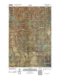 Coombs Canyon Oregon Historical topographic map, 1:24000 scale, 7.5 X 7.5 Minute, Year 2011