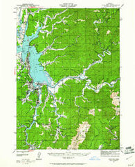 Coos Bay Oregon Historical topographic map, 1:62500 scale, 15 X 15 Minute, Year 1942