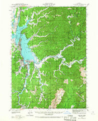 Coos Bay Oregon Historical topographic map, 1:62500 scale, 15 X 15 Minute, Year 1942
