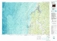 Coos Bay Oregon Historical topographic map, 1:100000 scale, 30 X 60 Minute, Year 1993