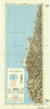 Coos Bay Oregon Historical topographic map, 1:250000 scale, 2 X 1 Degree, Year 1954
