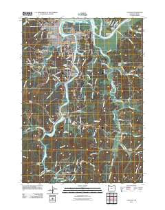 Coos Bay Oregon Historical topographic map, 1:24000 scale, 7.5 X 7.5 Minute, Year 2011
