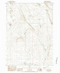 Corn Lake Oregon Historical topographic map, 1:24000 scale, 7.5 X 7.5 Minute, Year 1984