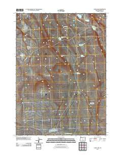 Corn Lake Oregon Historical topographic map, 1:24000 scale, 7.5 X 7.5 Minute, Year 2011