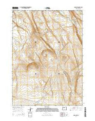 Corn Lake Oregon Current topographic map, 1:24000 scale, 7.5 X 7.5 Minute, Year 2014