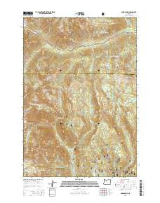 Cornucopia Oregon Current topographic map, 1:24000 scale, 7.5 X 7.5 Minute, Year 2014