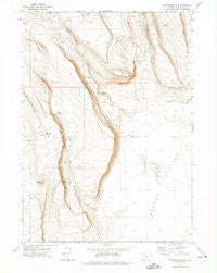 Corporation Rim Oregon Historical topographic map, 1:24000 scale, 7.5 X 7.5 Minute, Year 1971