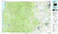 Corvallis Oregon Historical topographic map, 1:100000 scale, 30 X 60 Minute, Year 1980
