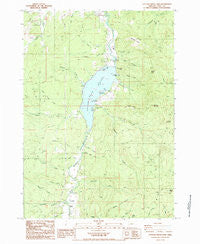 Cottage Grove Lake Oregon Historical topographic map, 1:24000 scale, 7.5 X 7.5 Minute, Year 1987