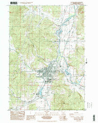 Cottage Grove Oregon Historical topographic map, 1:24000 scale, 7.5 X 7.5 Minute, Year 1984