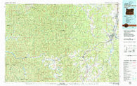 Cottage Grove Oregon Historical topographic map, 1:100000 scale, 30 X 60 Minute, Year 1979