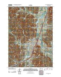 Cottage Grove Oregon Historical topographic map, 1:24000 scale, 7.5 X 7.5 Minute, Year 2011