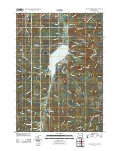Cottage Grove Lake Oregon Historical topographic map, 1:24000 scale, 7.5 X 7.5 Minute, Year 2011