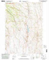 Cottonwood Reservoir Oregon Historical topographic map, 1:24000 scale, 7.5 X 7.5 Minute, Year 1999