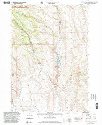 Cottonwood Reservoir Oregon Historical topographic map, 1:24000 scale, 7.5 X 7.5 Minute, Year 1999