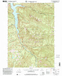 Cougar Reservoir Oregon Historical topographic map, 1:24000 scale, 7.5 X 7.5 Minute, Year 1997