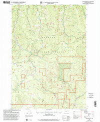 Cougar Rock Oregon Historical topographic map, 1:24000 scale, 7.5 X 7.5 Minute, Year 1999