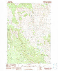 Courthouse Rock Oregon Historical topographic map, 1:24000 scale, 7.5 X 7.5 Minute, Year 1990