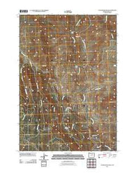 Courthouse Rock Oregon Historical topographic map, 1:24000 scale, 7.5 X 7.5 Minute, Year 2011