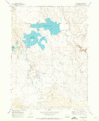Cow Lakes Oregon Historical topographic map, 1:24000 scale, 7.5 X 7.5 Minute, Year 1969