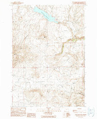 Cow Valley East Oregon Historical topographic map, 1:24000 scale, 7.5 X 7.5 Minute, Year 1990