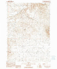 Cow Valley West Oregon Historical topographic map, 1:24000 scale, 7.5 X 7.5 Minute, Year 1990
