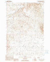 Cow Valley West Oregon Historical topographic map, 1:24000 scale, 7.5 X 7.5 Minute, Year 1990