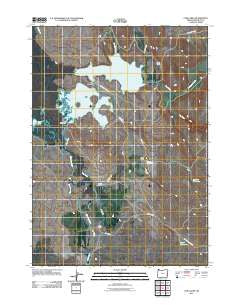 Cow Lakes Oregon Historical topographic map, 1:24000 scale, 7.5 X 7.5 Minute, Year 2011