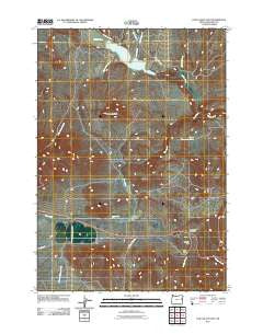 Cow Valley East Oregon Historical topographic map, 1:24000 scale, 7.5 X 7.5 Minute, Year 2011