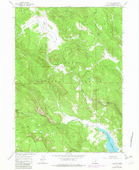 Cox Flat Oregon Historical topographic map, 1:24000 scale, 7.5 X 7.5 Minute, Year 1964