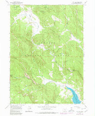 Cox Flat Oregon Historical topographic map, 1:24000 scale, 7.5 X 7.5 Minute, Year 1964