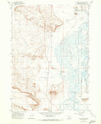 Coyote Buttes Oregon Historical topographic map, 1:24000 scale, 7.5 X 7.5 Minute, Year 1967