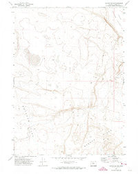 Coyote Gap SE Oregon Historical topographic map, 1:24000 scale, 7.5 X 7.5 Minute, Year 1971