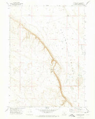 Coyote Gap Oregon Historical topographic map, 1:24000 scale, 7.5 X 7.5 Minute, Year 1971