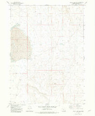 Coyote Lake East Oregon Historical topographic map, 1:24000 scale, 7.5 X 7.5 Minute, Year 1981