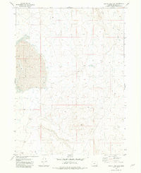 Coyote Lake East Oregon Historical topographic map, 1:24000 scale, 7.5 X 7.5 Minute, Year 1981