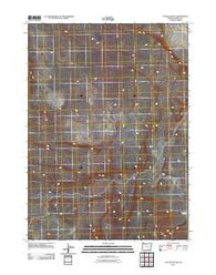 Coyote Gap SE Oregon Historical topographic map, 1:24000 scale, 7.5 X 7.5 Minute, Year 2011