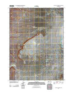 Coyote Lake West Oregon Historical topographic map, 1:24000 scale, 7.5 X 7.5 Minute, Year 2011
