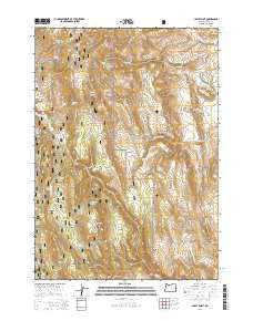 Craft Point Oregon Current topographic map, 1:24000 scale, 7.5 X 7.5 Minute, Year 2014