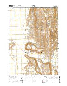 Crane Oregon Current topographic map, 1:24000 scale, 7.5 X 7.5 Minute, Year 2014