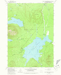 Crane Prairie Reservoir Oregon Historical topographic map, 1:24000 scale, 7.5 X 7.5 Minute, Year 1963