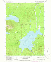 Crane Prairie Reservoir Oregon Historical topographic map, 1:24000 scale, 7.5 X 7.5 Minute, Year 1963