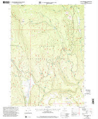 Crane Prairie Oregon Historical topographic map, 1:24000 scale, 7.5 X 7.5 Minute, Year 1999
