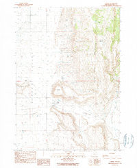 Crane Oregon Historical topographic map, 1:24000 scale, 7.5 X 7.5 Minute, Year 1990